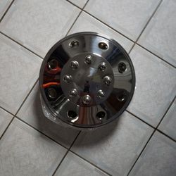 RV hubcaps stainless steel.
