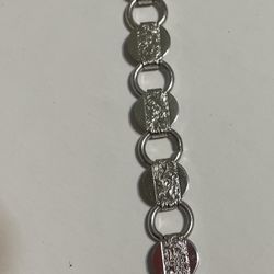 Vintage Sarah Coventry Bracelet Silver Tone Costume Jewelry Signed