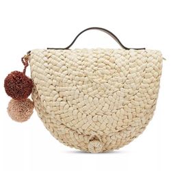 Vintage Fosssil Weaved Purse Crossbody 