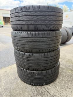 V530  245 45 21 104V  Pirelli Scorpion MS  4 Used Tires 75% Life 
