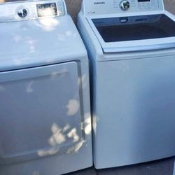 SAMSUNG SET WASHER AND ELECTRIC DRYER WORKING PERFECT 