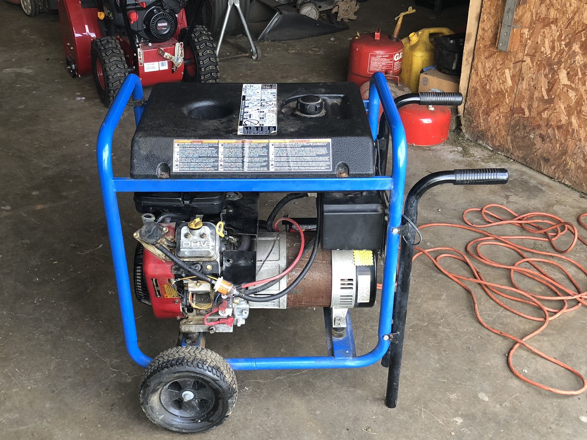 Devilbiss Powerback 8000 watt generator for Sale in Toronto, OH OfferUp