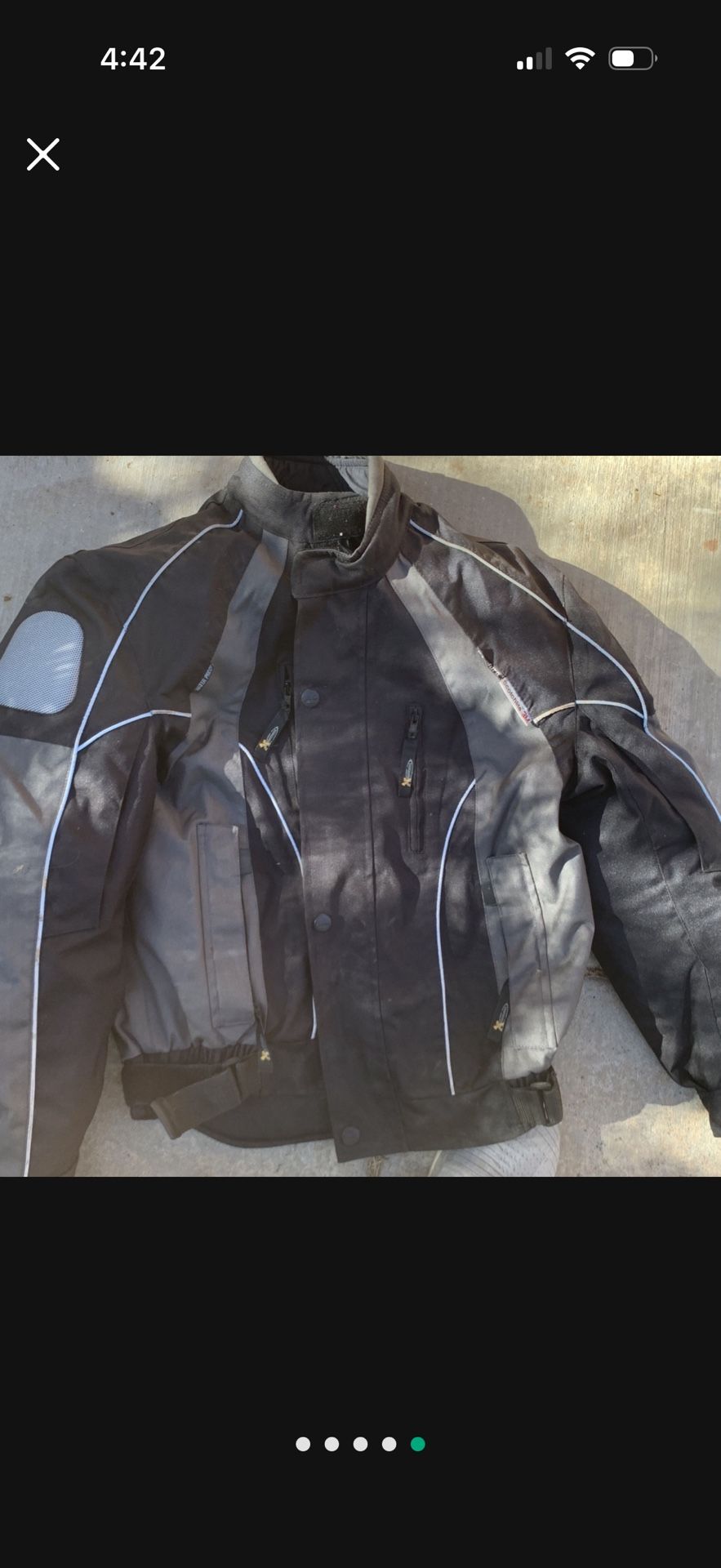 Motorcycle Jacket.  Padded