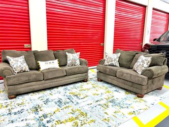 Sofa and Loveseat Set