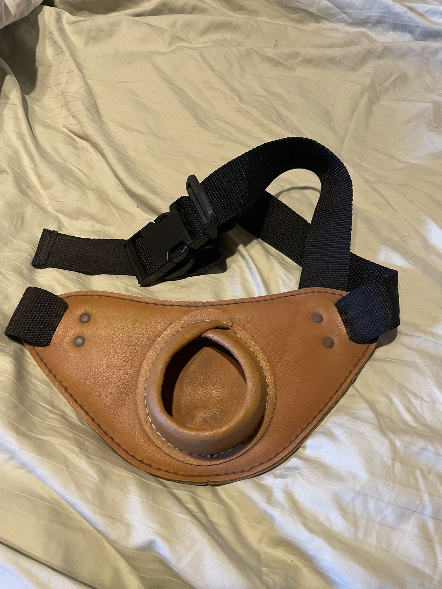 Vintage Leather Fish Fighting Belt