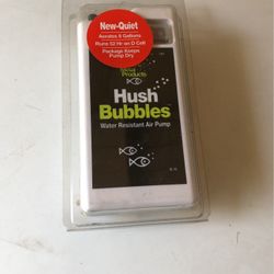 Hush Bubbles Water Resistant Air Pump