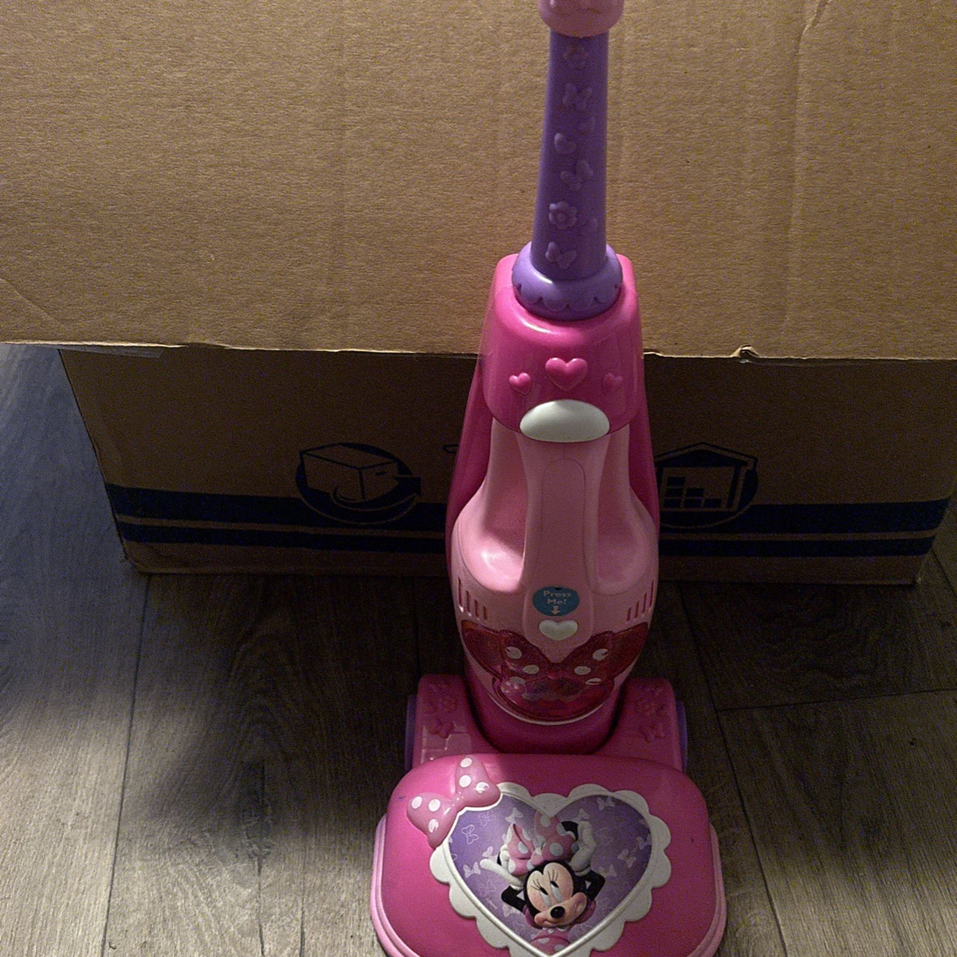 Minnie Mouse Vacuum And Miniature Vacuum Light Up
