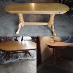 Oakwood Coffee/Side Tables 