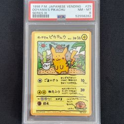 OOYAMA’s Pikachu PSA 8