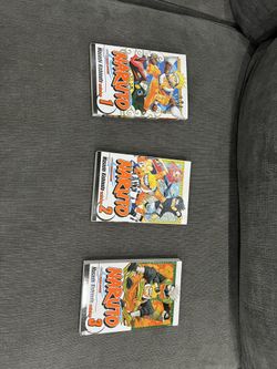 Naruto English Manga Volumes 1-3