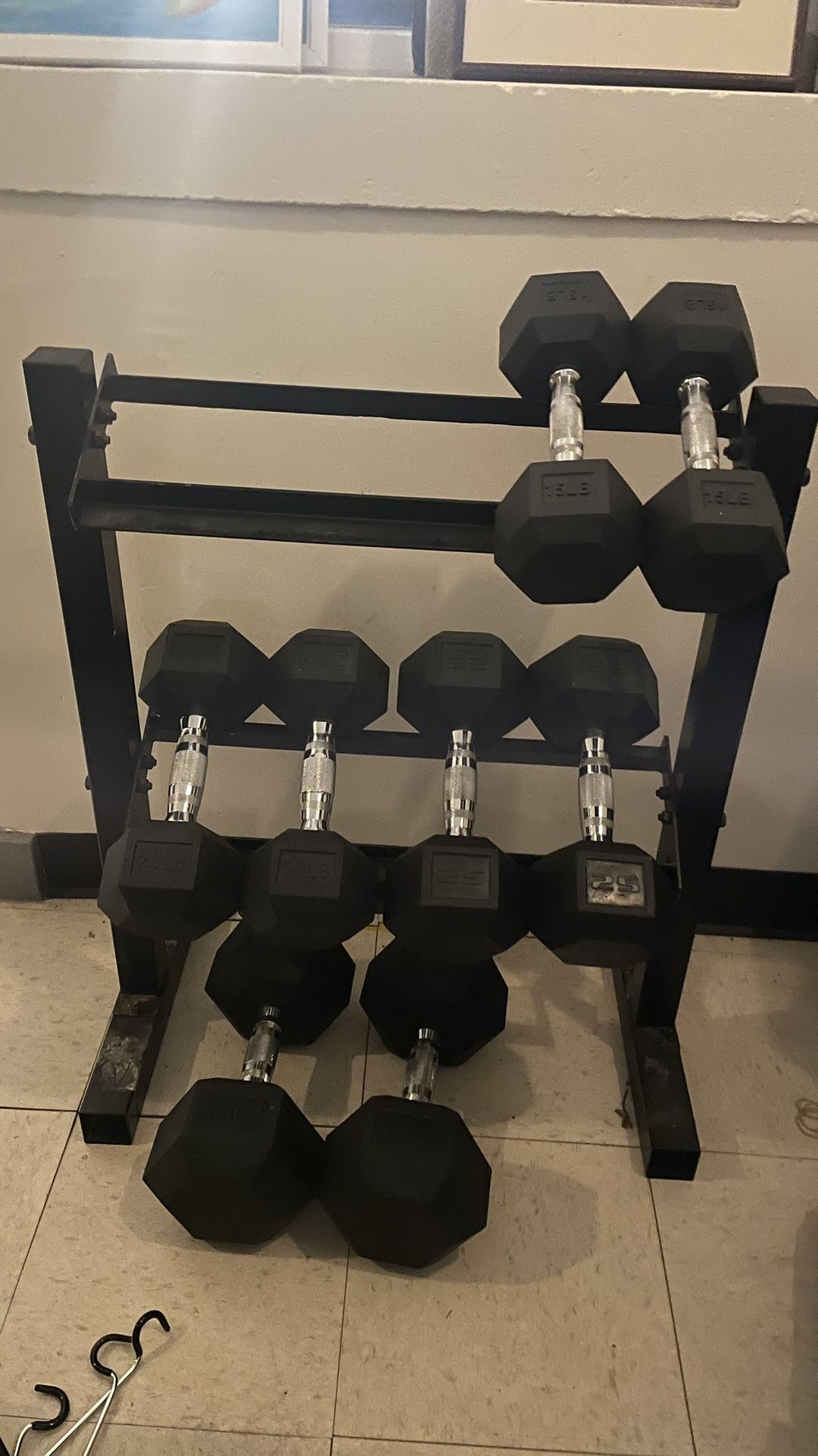 Dumbbells & Rack