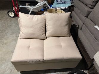 Small couch  turns into bed for child.