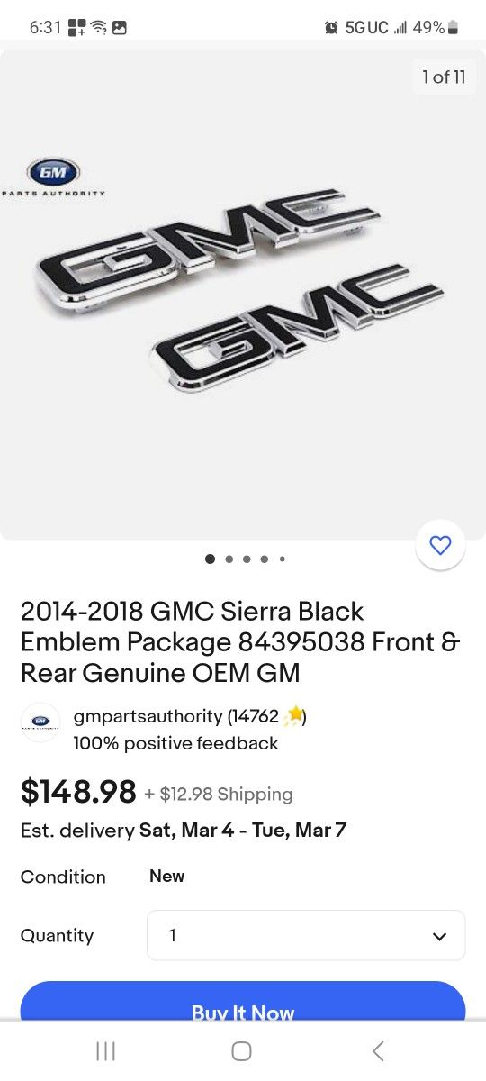 GMC EMBLEM