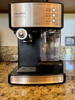 Mr. Coffee Café Barista Espresso Machine – Espresso, Latte & Cappuccino