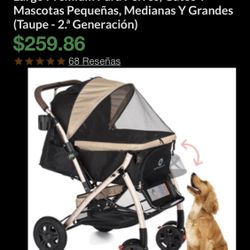 Cochecito Extra Largo Para Perro