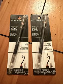 2 Covergirl Perfect Blend Eye Pencil Basically Black .85g (.03 oz)