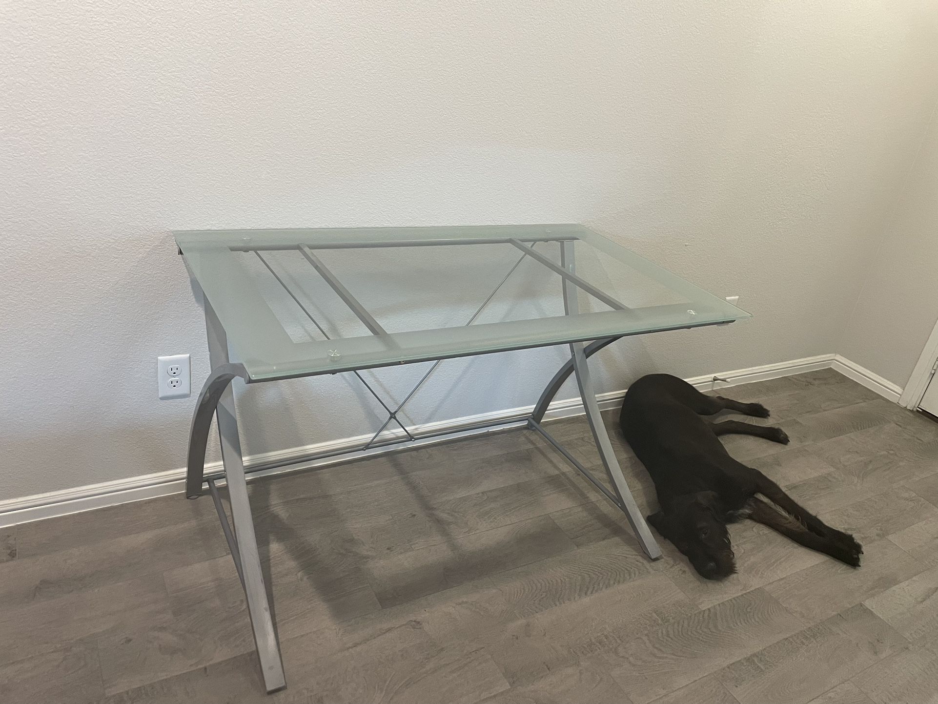 Glass Desk $30