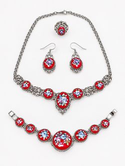 Vintage Russian Unique Handmade jewelry set