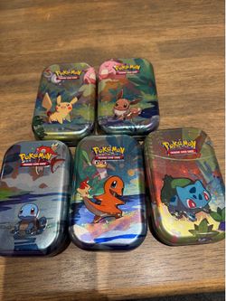 Collectible Pokemon Kanto Mini Tin Set