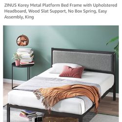 King Bed Frame - New