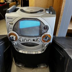 Memorex Karaoke System – CD+G Player with Cassette Recorder