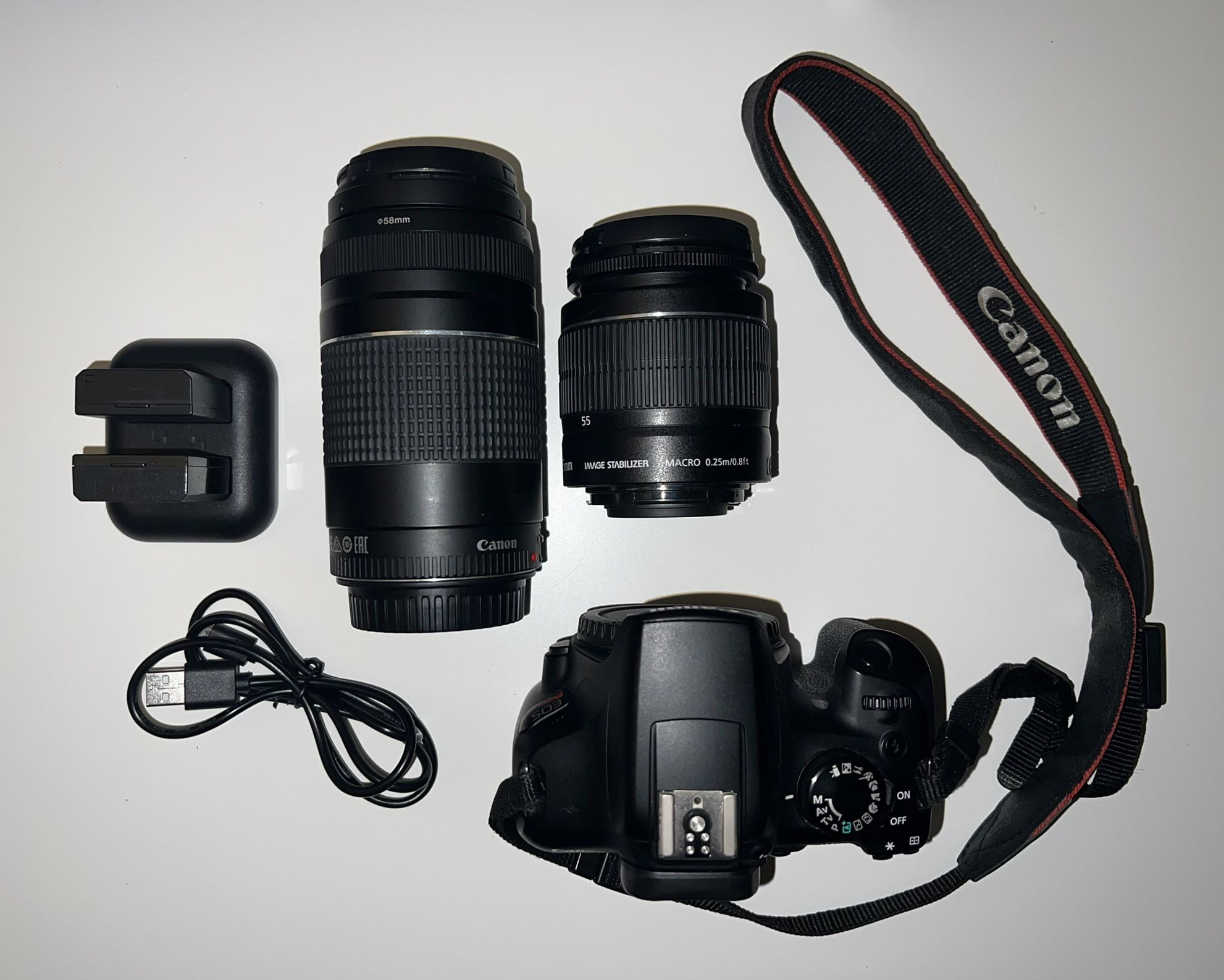 Canon EOS Rebel T6 (1300D) DSLR Camera Kit (with 2 lens)