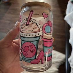 Barbie Glass Cup