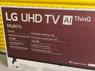 LG ThinQ 65” 4K Ultra HD Smart TV