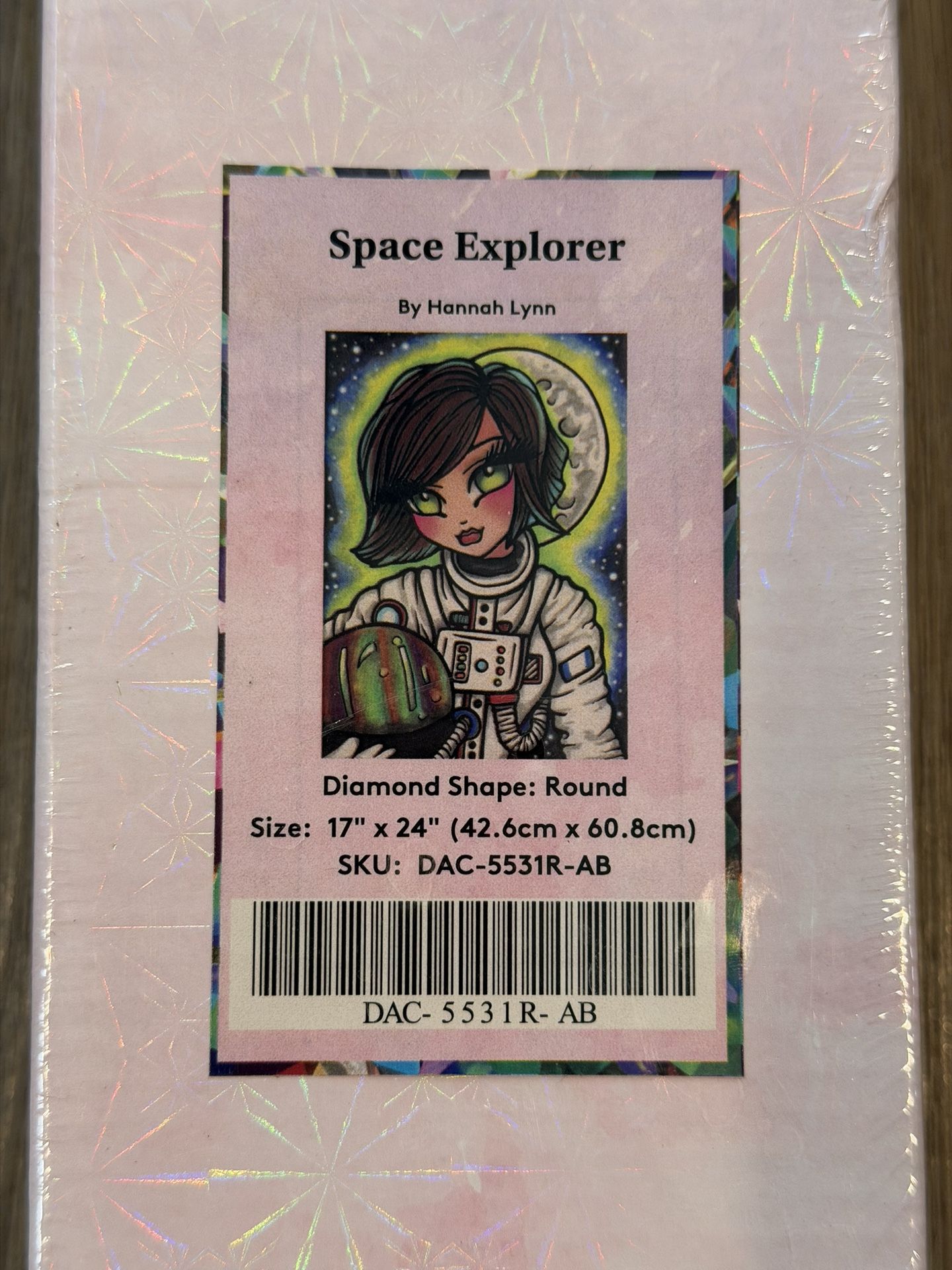 Diamond Art Club DAC Space Explorer By Hannah Lynn Diamond Painting NEW RETIRED
