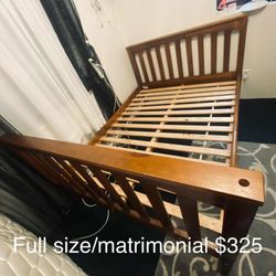 🥰$280/$325-(firm on price) Beautiful Full size bed frames (frames only)  (each sold separately from mattress (mattresses are priced separately and pr