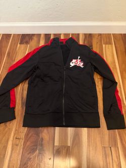 Nike Air Jordan Track Jacket Black Red