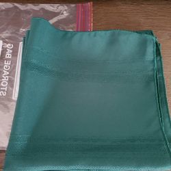 Four Green New Napkins