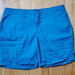 Caribbean Joe Blue Cotton Shorts (16)