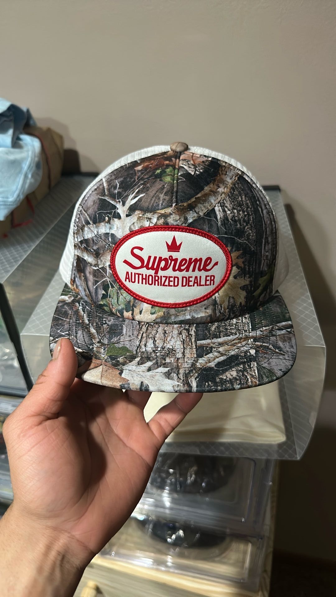 Supreme Authorized Mesh Back 5- Panel (SS25) Camo - SS25