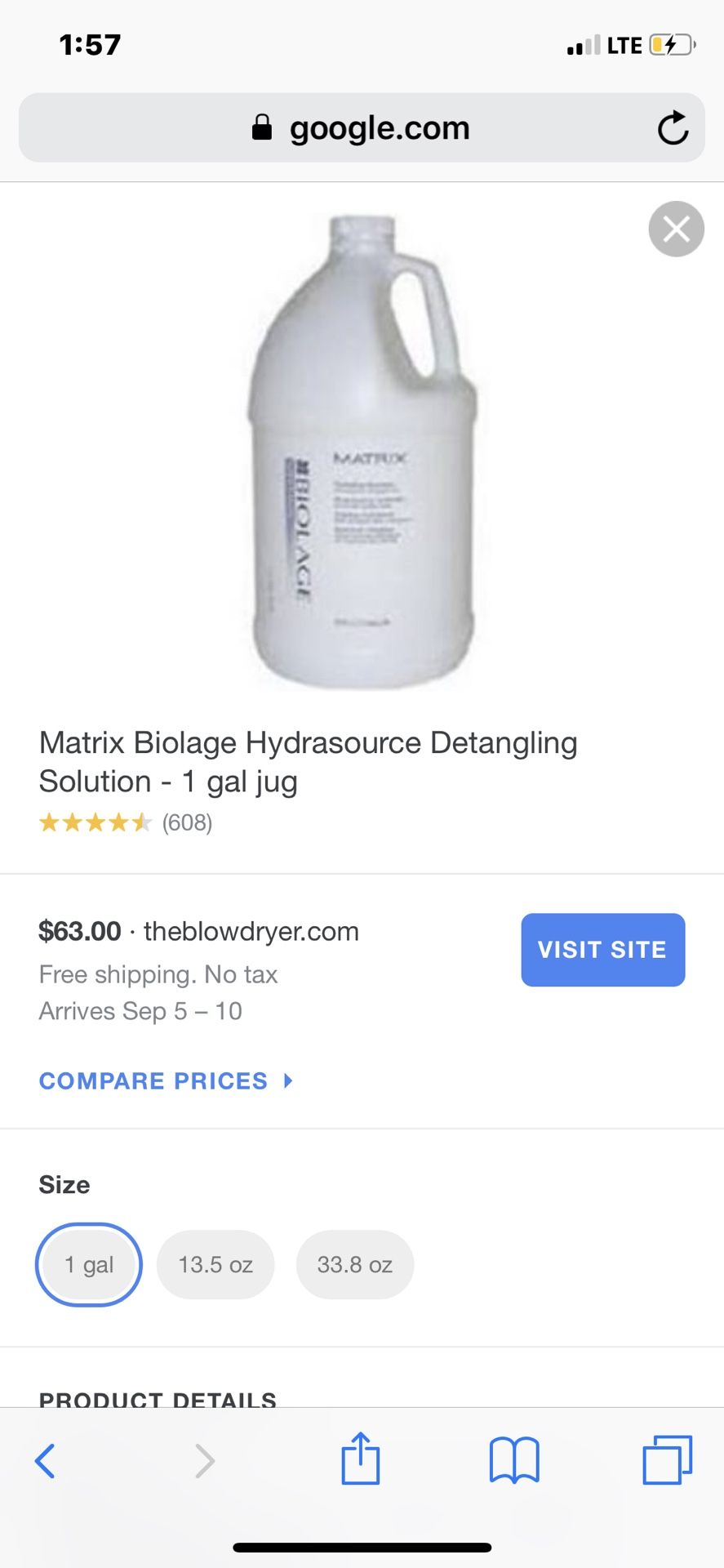 Brand new 1 gallon biolage Shampoo and conditioner for Sale in Portland, OR OfferUp