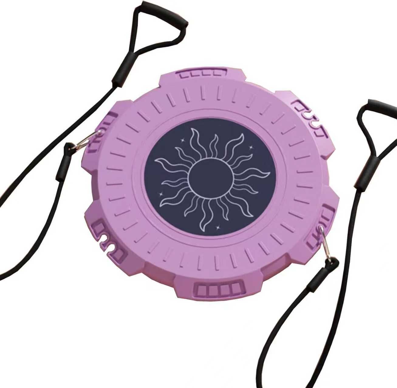 Waist Twister for Abdominal Training, Core Fitness & Waist Shaping - 330 lbs Capacity, 20dB, Anti-Slip Surface & Foot Roller - Home Exercise Equipment