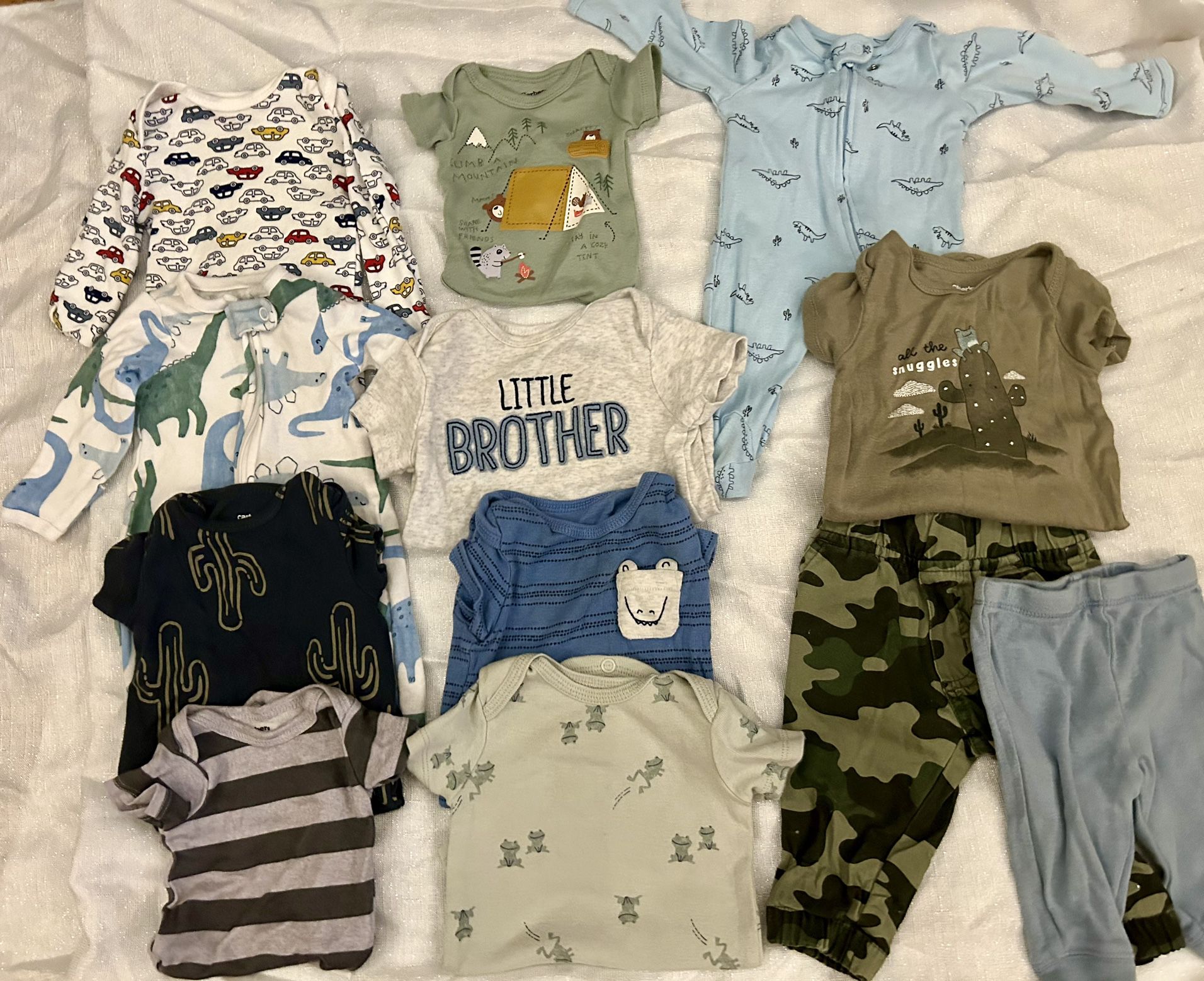 Premie-3M Baby Boy Clothes Bundle