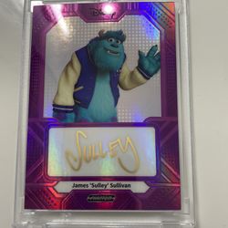 2025 Kakawow Phantom Disney Sully Signature Auto Purple /115