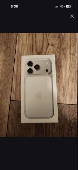 New 17 Pro Max 256 GB unlocked from Apple Store