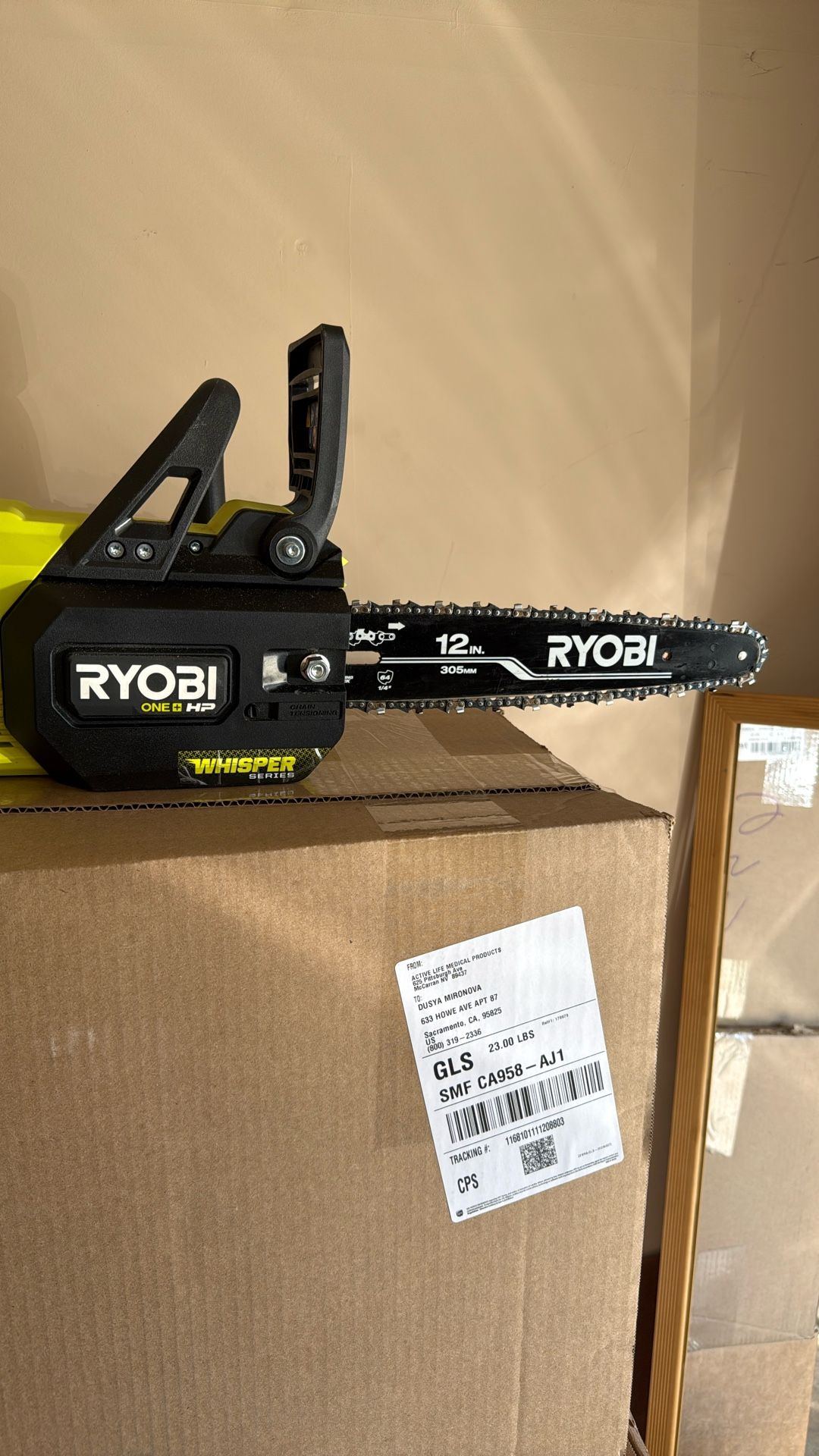 Ryobi Chainsaw 12 inch bar