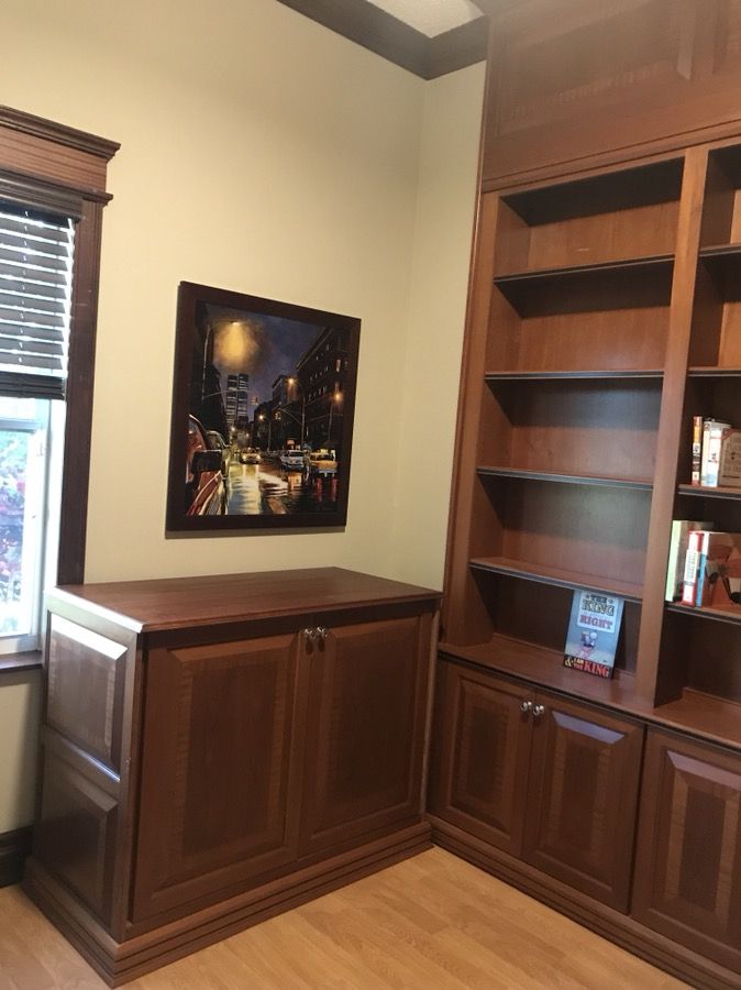 Custom Mahogany standing desk