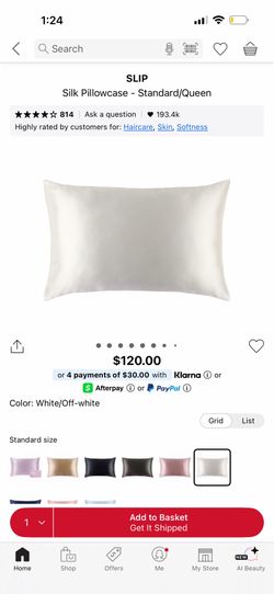 SLIP Silk Pillowcase - Standard Queen