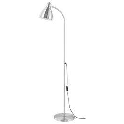 💡 IKEA Lersta Floor/Reading Lamp — Aluminum Chrome Effect 🏠✨