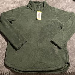 Thread & Supply Sherpa Fleece Pullover Medium MSRP:$64 NWT