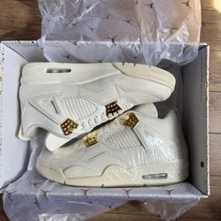 Jordan 4 Retro Metallic Gold Sz 9m