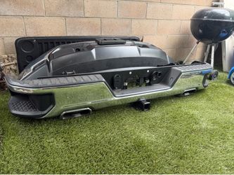 2025 gmc Sierra rear bumper dual exhaust fits Silverado to