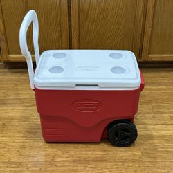 Coleman Cooler On Wheels-Like New