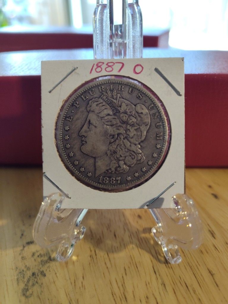 1887 O Morgan Silver Dollar
