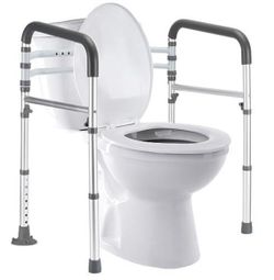 New Lianjindun Toilet Safety Rails, Adjustable Toilet Frame for Adults, Retail $56.98
