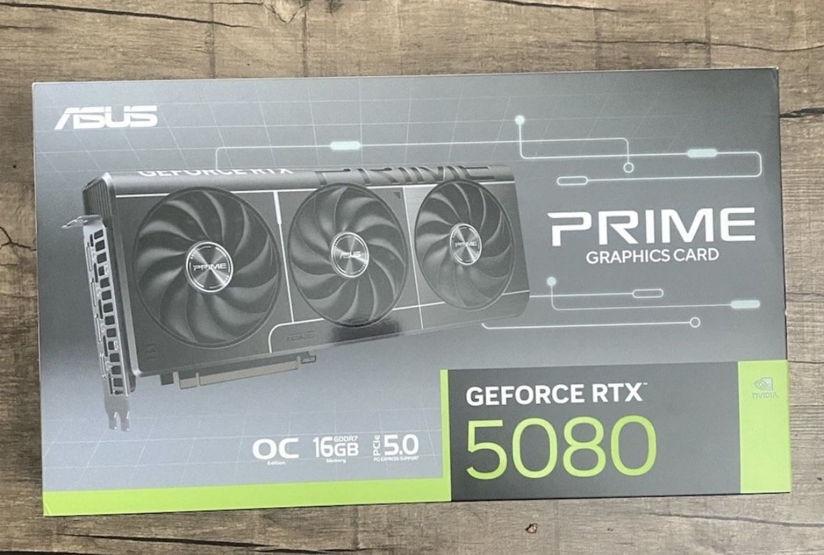 ASUS PRIME SFF-READY RTX 5080 16GB GDDR7 OC Edition